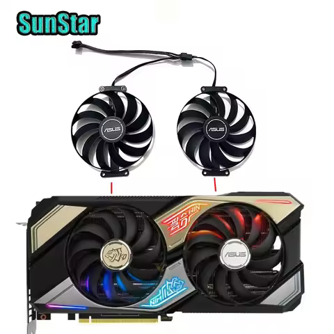 New FDC10U12S9-C T129215SU CF1010U12S 7PIN 95MM Video card cooling fan,For ASUS KO RTX 3070、RTX 3060