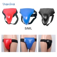 [Shamjina] Taekwondo Groin Guard Jockstrap Groin Protector Waterproof PU Women Men Taekwondo Gear Ab