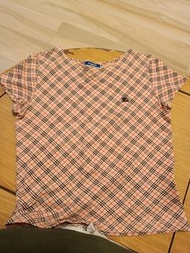Burberry 格紋短袖上衣
