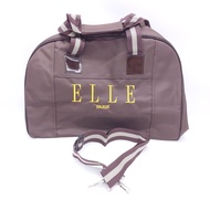 Elle PARIS CLOTHING BAG + FREE SLING STRAP / ELLE TRAVEL BAG PLAIN CANVAS COMPACT NEW SIZE / ELLE RO