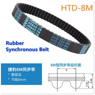 HTD8M Synchronous belt HTD688-8M 696-8M 704-8M 712-8M Transmission belt Treadmill belt