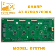 SHARP TV LED DRIVER BOARD 4T-C75GN7000X