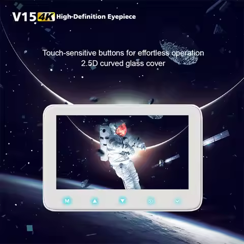 Telescope Electronic Eyepiece 5-Inch Screen 5X Digital Zoom Electronic Eyepiece Recorder For Bird-Wa