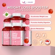 6 Bottles AVALON Apple Cider Vinegar Gummies |Detox & Digestion, Aids Weight Loss |Low Calorie Vegan