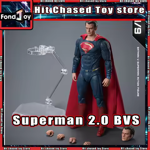 1/9 Hot New Fondjoy Superman 2.0 BVS Dawn Of Justice Action Figures DC Hero Henry Cavill Figurine PV