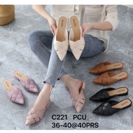 C221 Women's Snail Pointed Balance Slip On Jelly Sandals