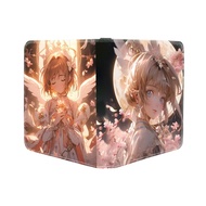 Magic Card Girl Sakura Card Favorites Clow Postcard A4 Leather Zipper Card Binder Kabao Wenchuang Ca