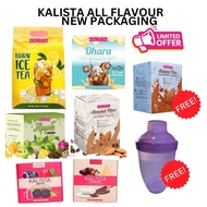 KALISTA BURN ICE TEA Almond Fiber Dhara Detox Slimming  Berry Mocha Apple Green Fibremeal XS Weight LossA