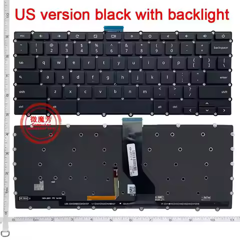 New US for Acer Chromebook 15 C910 CB3-531 CB3-431 CB5-571 C731 C731T US laptop Keyboard no frame bl
