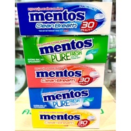 COMBO 6-12 Tin Jars of Mentos Clean Breath Sugar-Free Lozenges 35g (50 Tablets)