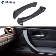 NOBELJIAOO Car Inner Handle Interior Door Panel Pull Trim Cover Front Rear Left Right for BMW 3 Seri
