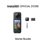 Insta360 X4 8K Waterproof 360 Action Camera with 4K Wide-Angle Video Invisible Selfie Stick Removabl