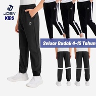 JDEN Kids Long Pants - Seluar Panjang Budak Sekolah 4-15 Tahun Tracksuit Academy