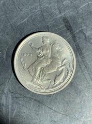 滿原光，車輪轉光，希臘硬幣1973年20德拉克馬硬幣火鳳凰女903