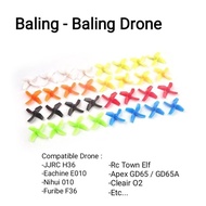 Drone propeller 4 blade Jjrc H36 / NH-010 / Cleair O2 / E010