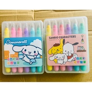 She Shedi House 6 Colors Pastel Gel Crayons Crayons Big Ear Dogs Pacha Dogs Pudding Dogs Rotating Cr