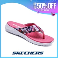 Skechers_รองเท้าสตรี Arch Fit Foam รุ่น รองเท้าแบน Lifestyle Flat Sandals SK022801