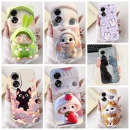 For OPPO A78 4G Cute Cartoons Pattern Silicone Soft TPU Phone Case  Back Cover for OPPOA78 A 78 4G P