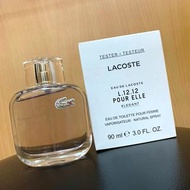 🇫🇷Lacoste Eau de Lacoste L.12.12 Pour Elle Elegant EDT拉科斯特鱷魚之水女士淡香水 90ml "tester"
