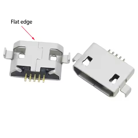5PCS MICRO USB 5P Female Charge Jack Socket Flat Port Connector Sinking Board For DOOGEE S60 Bike Na