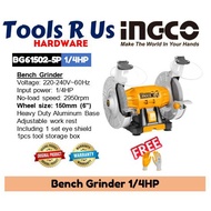 INGCO Bench Grinder 1/4HP