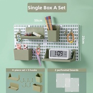BANGJIAYI | Wall-Mounted Storage Shelf Without Drilling Hole Board for College Student