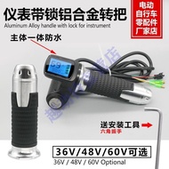 Lithium Battery Car Battery Car Accessories Turning Handle Folding Diary Driving Scooter Handle Part