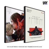 Yordecor Death Stranding Game Poster Frameblock - Death Stranding Wall Decoration 2