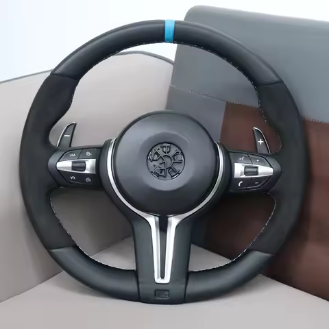 Sport Leather Steering Wheel For BMW E90 E87 E70 E84 F20 F30 F81 F83 F45 F10 F07 F11 Sport Modified