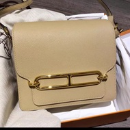 Hermes roulis 19 風衣灰 A刻 金扣