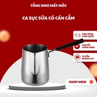 Milk frother with handle, milk frother, milk frother