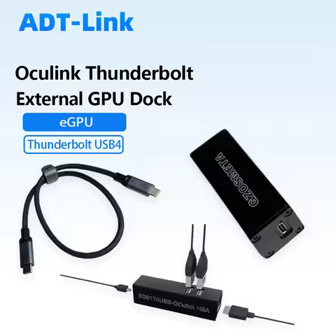 T3 / T4 Oculink Thunderbolt USB4 Adapter laptop Notebook External Graphics Card Expansion Dock eGPU 