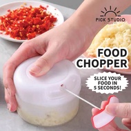 [SG READY STOCK] Food Chopper / Garlic Chopper / Meat Mincer Grinder 170ml