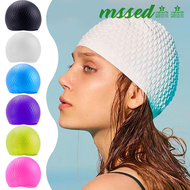 [Msse] Bonnet De Natation En Silicone À Haute Élasticité Pour Hommes Et Femmes,Chapeau De Plongée Imméable,Protection Des Oreilles,Sports Nautiques,Piscine