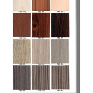 Tacon Sheet Motif Wood Grain Layered Table / Cabinet Furniture Pvc Sheet