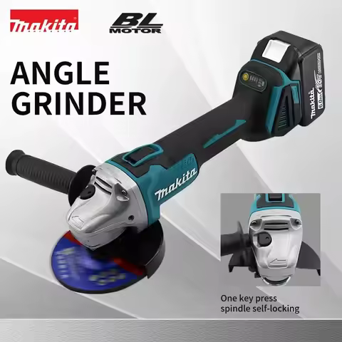 Makita DGA404 100mm/4" Angle Grinder 710W High Power Heavy Duty for Metal Concrete Cutting Professio