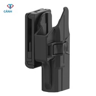 Chiến Thuật Glock Bao Da Polymer OWB Dây Thắt Lưng Phù Hợp Với Glock 19 23 32 Gen1-5 Có Kẹp Đai Kèm 