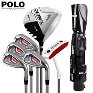 P POLO golf Club Men's Club Beginner Half Set of 6 golf Practice Carbon Club