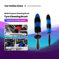 Tyre Brush 17 inch  Car Wheel Rim Exhaust Pipe Cleaning Car Wash DIY Motorcycle Bike Berus Rim Tayar