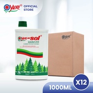 [Carton Deal] Yuri-Sol Natural Pine Oil Disinfectant Liquid 1L x12 (Kills 99.9% Germs)