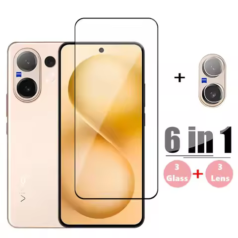 Full Cover Glass For Vivo V60 Tempered Glass Vivo V60 Screen Protector HD Protective Phone Lens Film