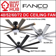 Fanco E-LITE 48/52/60/72-INCH DC CEILING FAN