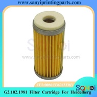 Best Quality G2.102.1981 Filter Cartridge KLT15/25/40 For Heidelberg SM52 SX52 GTO52 QM46 Printing M
