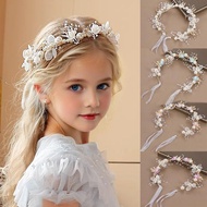 Head Wreath Flowercrown Kids Flower Crown for Hair Wreaths for Girls Flowergirl Headpiece Crown Flow