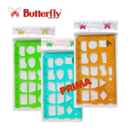 Shaped RULER / FLOWCHART RULER / BUTTERFLY RULER BT-2030