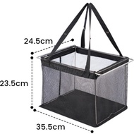 Folding 1 Unit Net Drain Basket Outdoor IGT Camping Storage Box 1 Unit Pull-out Mesh Drain Basket IG