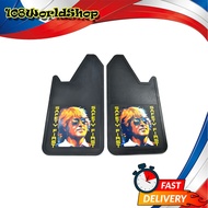 แผ่นยางบังโคลน  บังโคลน  ยางบังโคลน  กระบะ ลาย  SAFETY FIRST V.2   1 ชุด 2 ชิ้น ใส่ได้ทั้งด้านหน้าแล