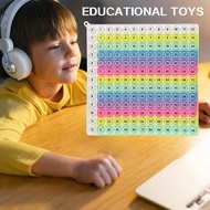 Montessori Multiplication Table Teaching Aid Portable 12x12 Times Table Learning Activity Board Game