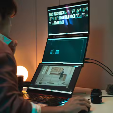 The Most Flexible Foldable Dual Monitors, Triple Monitors for Laptop, Portable Dual Monitors