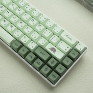 【Keycap only】xda/Cherry Profile Mario Keycap Mặc Khải lung linh Keycaps tối giản màu trắng Matcha Ke